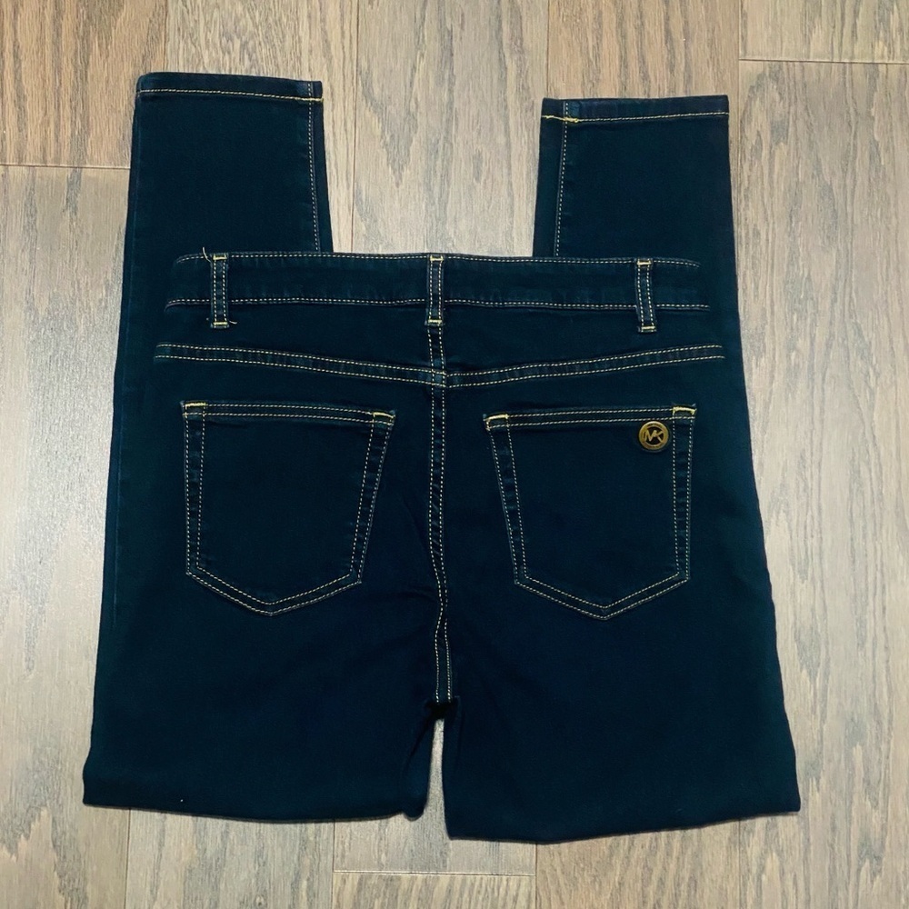 MICHAEL Michael Kors Blue Ankle Cropped Jeans - Picture 9 of 12